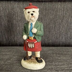 Westie in Scottish Kilt – Robert Harrop Country Companions Figurine Deluxe Edit!